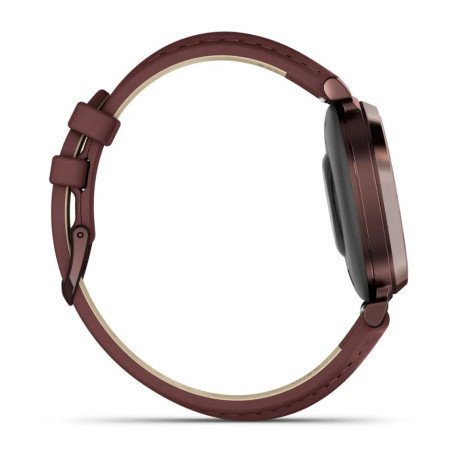 Смарт-годинник Garmin Lily 2 Classic Dark Bronze with Mulberry Leather Band (010-02839-03)  Фото №4