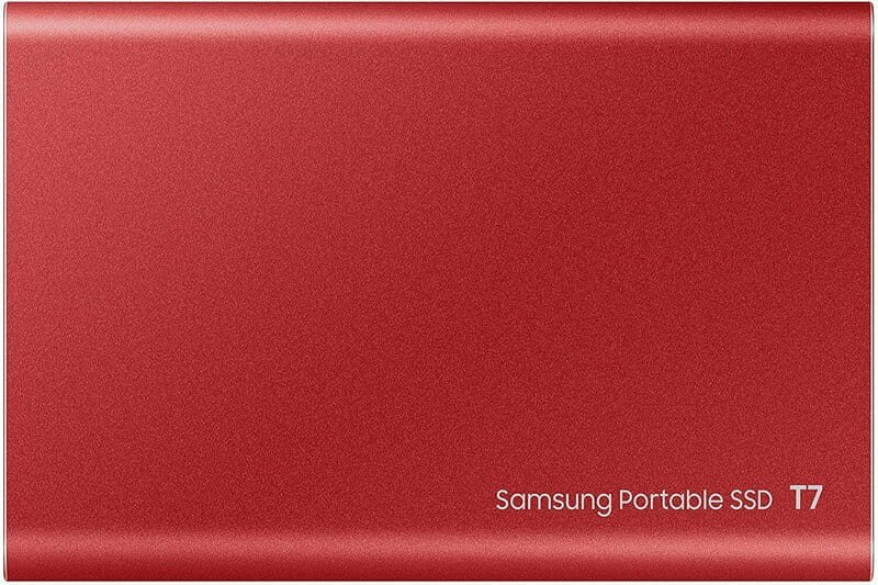 SSD накопитель Samsung T7 2TB Red (MU-PC2T0R/WW)  Фото №5