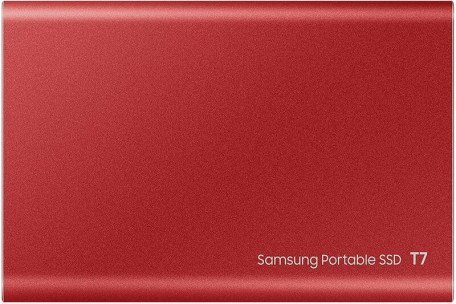 SSD накопитель Samsung T7 2TB Red (MU-PC2T0R/WW)  Фото №5
