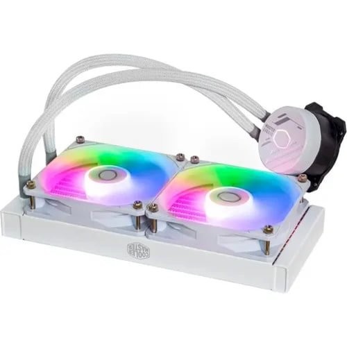Водяное охлаждение Cooler Master MASTERLIQUID 240L CORE ARGB WHITE (MLW-D24M-A18PZ-RW)  Фото №0
