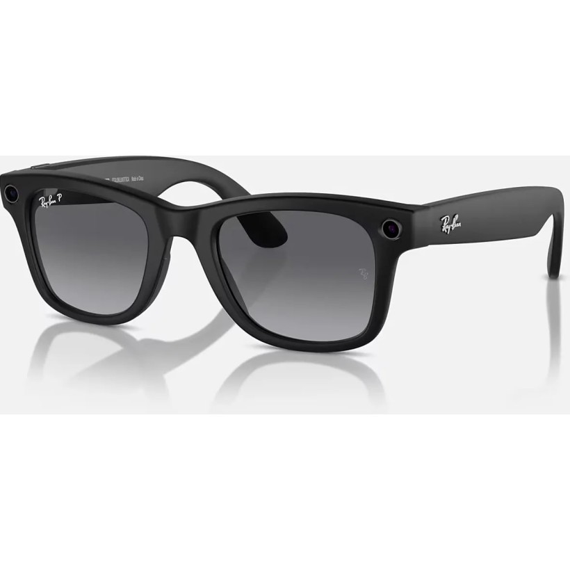 Смарт-окуляри Ray-Ban Meta Wayfarer Matte Black Frame Graphite Lenses (RW4006 601ST3 50-22)  Фото №0