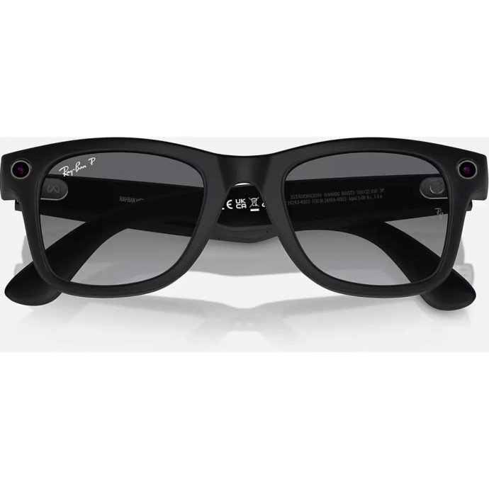 Смарт-окуляри Ray-Ban Meta Wayfarer Matte Black Frame Graphite Lenses (RW4006 601ST3 50-22)  Фото №3