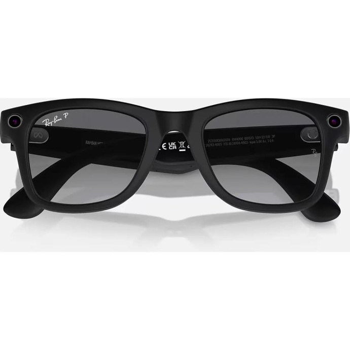 Смарт-окуляри Ray-Ban Meta Wayfarer Matte Black Frame Graphite Lenses (RW4006 601ST3 50-22)  Фото №3