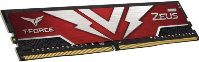 Память для настольных компьютеров TEAM 16 GB (2x8GB) DDR4 3000 MHz T-Force Zeus Red (TTZD416G3000HC16CDC01)  Фото №1