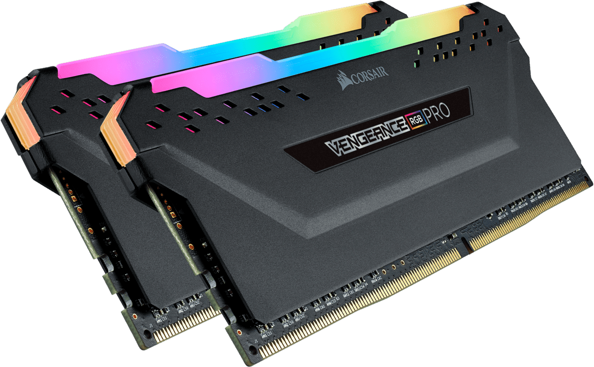 Пам&#039;ять для настільних комп&#039;ютерів Corsair 32 GB (2x16GB) DDR4 3000 MHz Vengeance RGB Pro Black (CMW32GX4M2C3000C15)