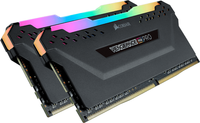 Память для настольных компьютеров Corsair 32GB (2x16GB) DDR4 3000MHz Vengeance RGB Pro Black (CMW32GX4M2C3000C15)