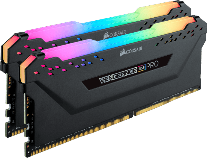 Память для настольных компьютеров Corsair 32GB (2x16GB) DDR4 3000MHz Vengeance RGB Pro Black (CMW32GX4M2C3000C15)  Фото №0