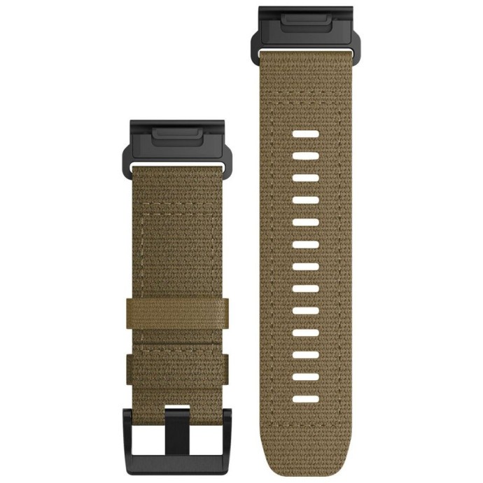 Ремешок Garmin Ремешок Fenix ??7 26mm QuickFit Tactical Cayote Tan Nylon (010-13010-11)  Фото №0