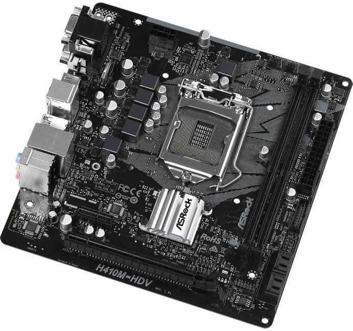 Материнська плата ASRock H410M-HDV  Фото №0