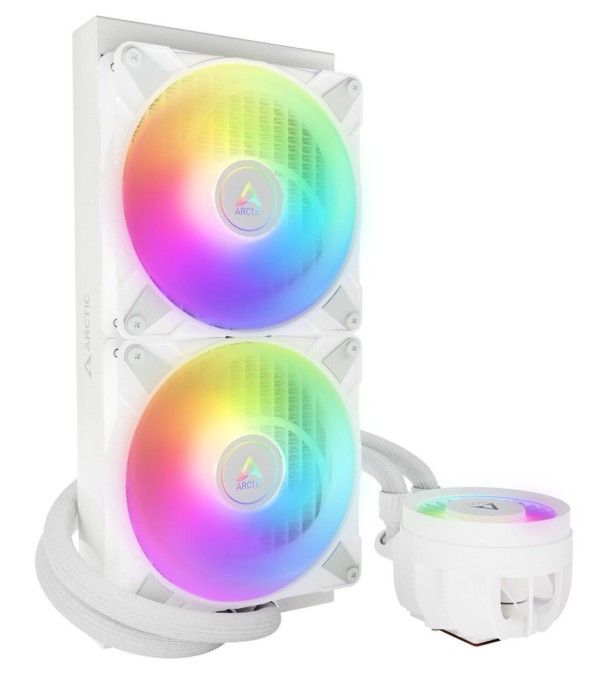Водяное охлаждение Arctic Liquid Freezer III 280 A-RGB White (ACFRE00151A)  Фото №0