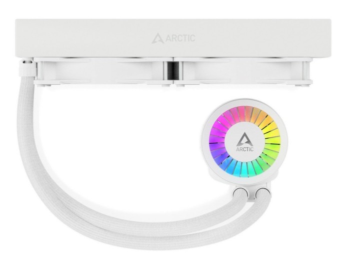 Водяное охлаждение Arctic Liquid Freezer III 280 A-RGB White (ACFRE00151A)  Фото №1