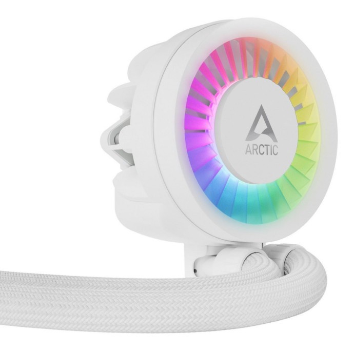 Водяное охлаждение Arctic Liquid Freezer III 280 A-RGB White (ACFRE00151A)  Фото №2