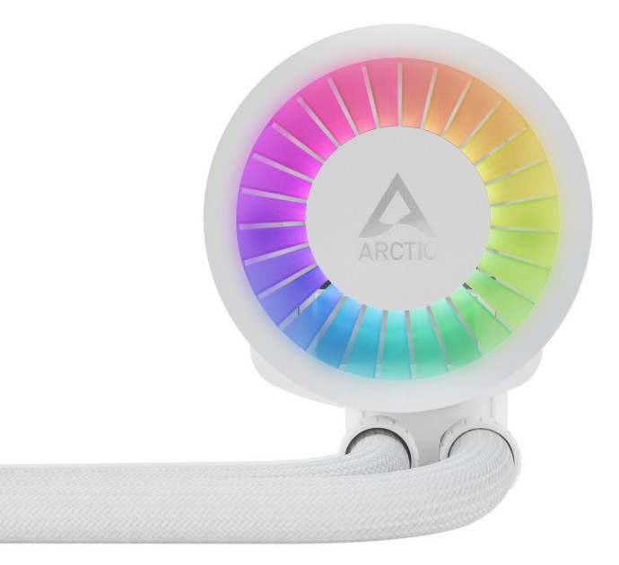 Водяное охлаждение Arctic Liquid Freezer III 280 A-RGB White (ACFRE00151A)  Фото №3