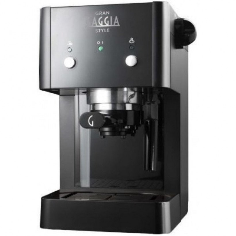 Рожковая кофеварка эспрессо Gaggia Gran Style Black (RI8423/11)  Фото №1