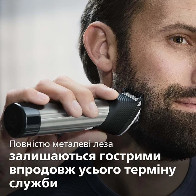 Триммер для бороды и усов Philips BT9000 Prestige BT9810/15  Фото №2