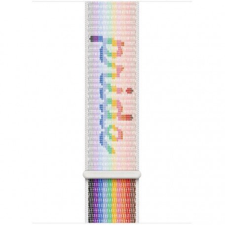 Смарт-годинник Apple Watch Series 8 GPS + Cellular 45mm Silver Aluminum Case w. Pride Edition Sport Loop (MP513 + MN6L3)  Фото №2