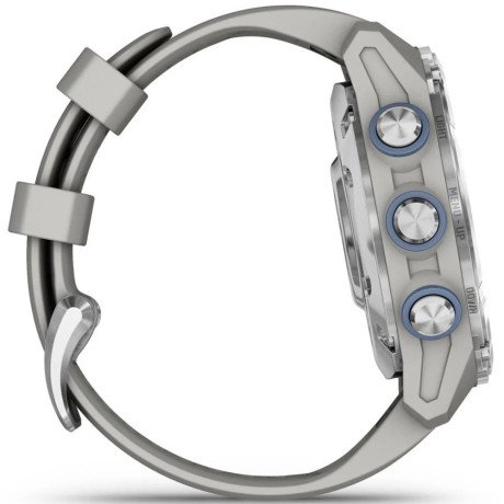Смарт-часы Garmin Descent Mk3 43 mm Небольшой Steel with Fog Gray Silicone Band (010-02753-04/03)  Фото №2