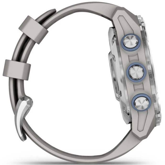 Смарт-часы Garmin Descent Mk3 43 mm Небольшой Steel with Fog Gray Silicone Band (010-02753-04/03)  Фото №2
