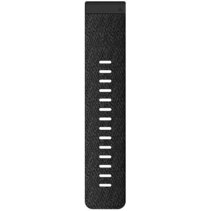 Ремінець Garmin Ремешок для Fenix 6x 26mm QuickFit Heathered Black Nylon bands (010-12864-07)  Фото №1