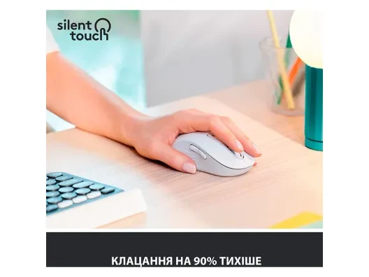 Мышь Logitech Signature M650 L Wireless Mouse LEFT ышь Logitech Signature M650 L Wireless Mouse LEFT Off-White (910-006240)  Фото №8