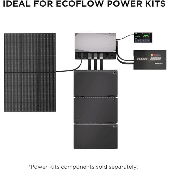 Монокристалічна сонячна панель EcoFlow 2*100W Rigid Solar Panel EFSolar2*100W (ZMS331)  Фото №3
