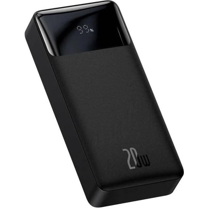 Зовнішній акамулятор (павербенк) Baseus Bipow Digital Display 20W 20000 mAh Black (PPDML-M01)  Фото №0