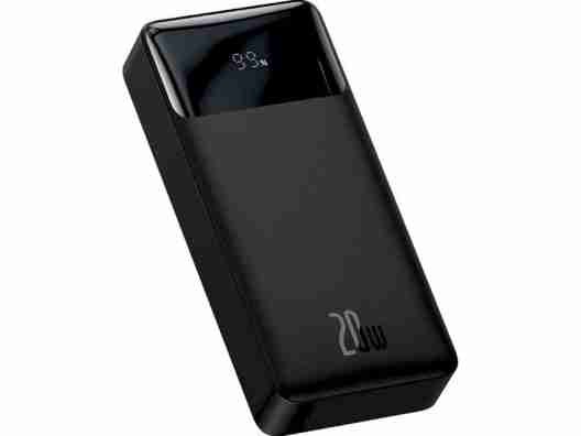 Зовнішній акамулятор (павербенк) Baseus Bipow Digital Display 20W 20000 mAh Black (PPDML-M01)  Фото №5