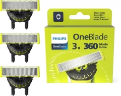 Змінні леза Philips Змінне плаваюче лезо OneBlade 360 QP430/50 3 шт (8710103997177)