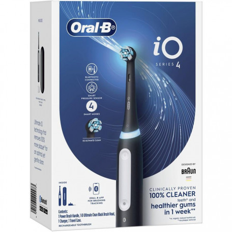 Электрическая зубная щетка Oral-B iO Series 4 Matt Black  Фото №6