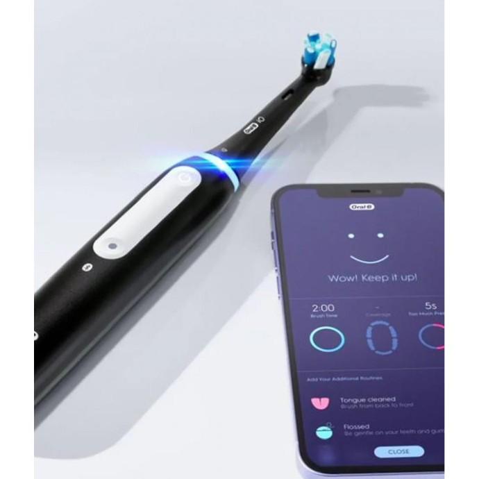 Електрична зубна щітка Oral-B iO Series 4 Matt Black  Фото №1