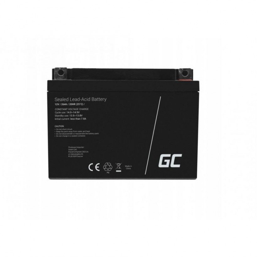 Аккумулятор для ИБП Green Cell AGM35 12V 26Ah  Фото №0