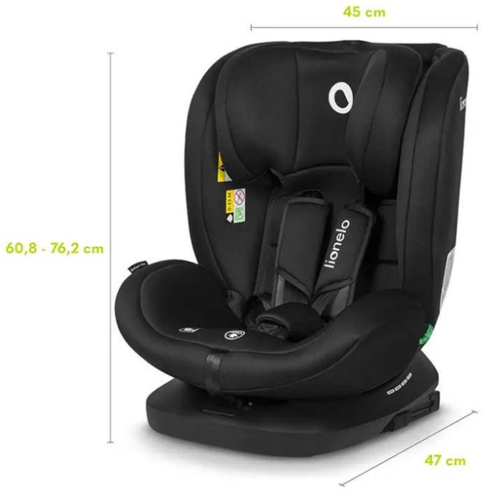 Автокрісло Lionelo Bastiaan Grey/Black (LO-BASTIAAN GREY/BLACK)  Фото №10