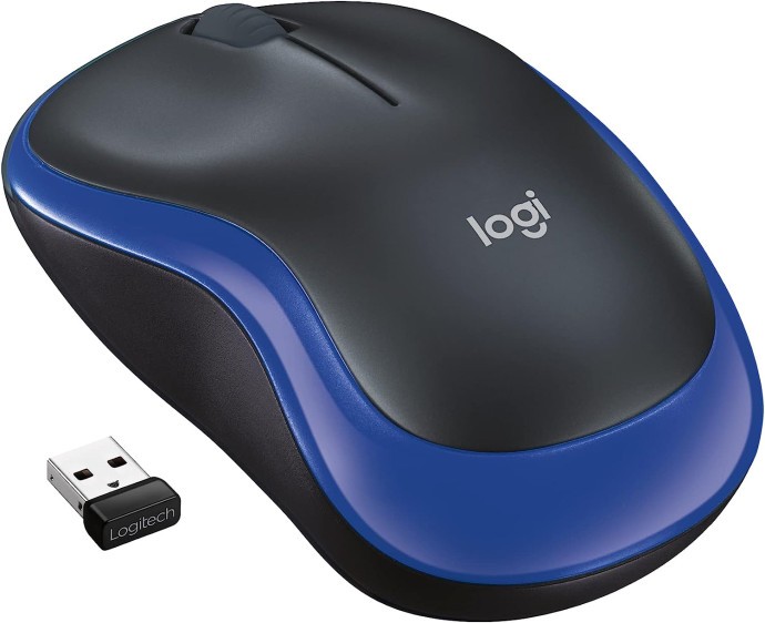 Миша Logitech M185 Wireless Mouse Blue (910-002236, 910-002239, 910-002632)  Фото №0