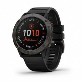Спортивные часы Garmin Fenix ??6X Pro Solar Titanium Carbon Grey DLC with Black Band (010-02157-21/26)