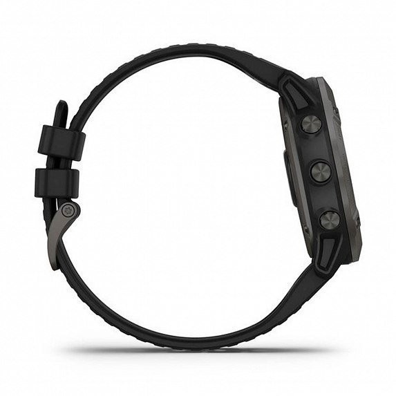 Спортивные часы Garmin Fenix ??6X Pro Solar Titanium Carbon Grey DLC with Black Band (010-02157-21/26)  Фото №3