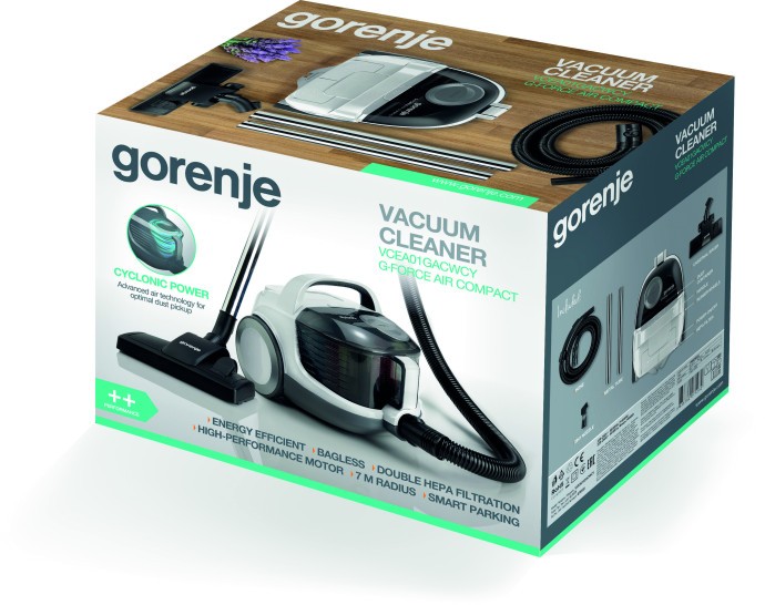 Пылесос безмешковый Gorenje VCEA01GACWCY  Фото №0