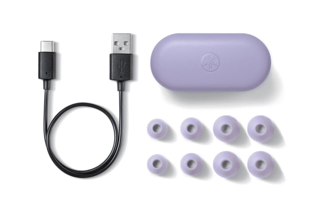 Навушники TWS Yamaha TW-E3B Purple (TW-E3B-P)  Фото №2