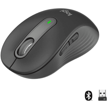 Миша Logitech Signature M650 L Wireless Mouse Graphite (910-006236)  Фото №0