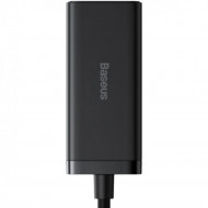 Мережевий зарядний пристрій Baseus GaN3 Pro Fast Charger 2xType-C+USB 65W Black (CCGP050101) 