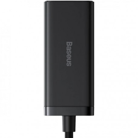 Мережевий зарядний пристрій Baseus GaN3 Pro Fast Charger 2xType-C+USB 65W Black (CCGP050101)