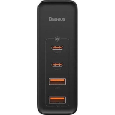 Мережевий зарядний пристрій Baseus GaN2 Pro 2x USB-A 2x USB-C 3 A (BSU2726BLK)
