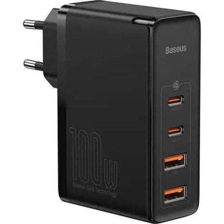 Мережевий зарядний пристрій Baseus GaN2 Pro 2x USB-A 2x USB-C 3 A (BSU2726BLK)  Фото №1