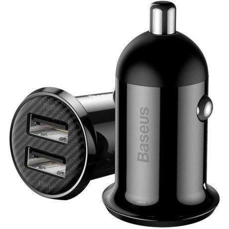 Автомобильное зарядное устройство для Baseus Grain Pro 4.8A 2USB (CCALLP-01)  Фото №2