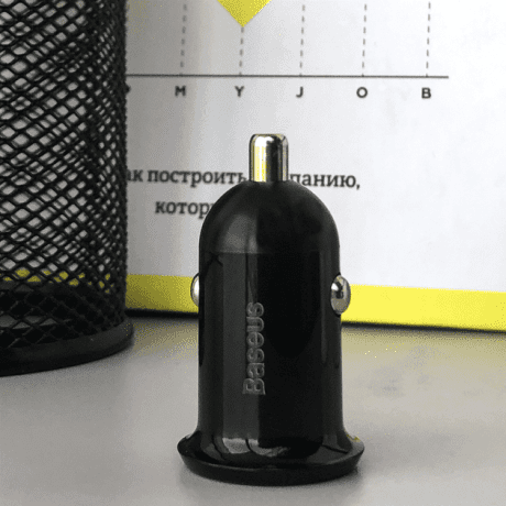 Автомобильное зарядное устройство для Baseus Grain Pro 4.8A 2USB (CCALLP-01)  Фото №16