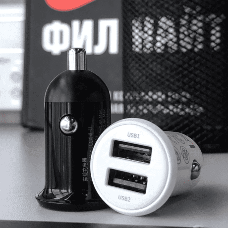 Автомобильное зарядное устройство для Baseus Grain Pro 4.8A 2USB (CCALLP-01)  Фото №19