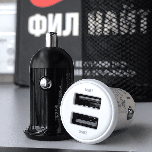 Автомобільний зарядний пристрій Baseus Grain Pro 4.8A 2USB (CCALLP-01)  Фото №19