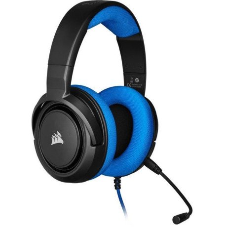 Навушники з мікрофоном Corsair HS35 Blue (CA-9011196)  Фото №0