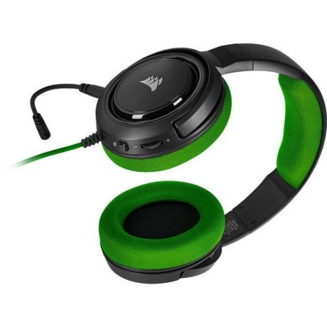 Навушники з мікрофоном Corsair HS35 Green (CA-9011197)  Фото №3