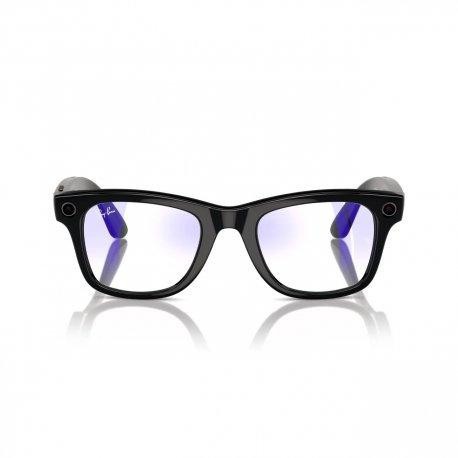 Смарт-окуляри Ray-Ban Смарт-окуляри Meta Wayfarer Shiny Black Frame Clear Lenses (RW4006 601/SB 50-22)  Фото №0
