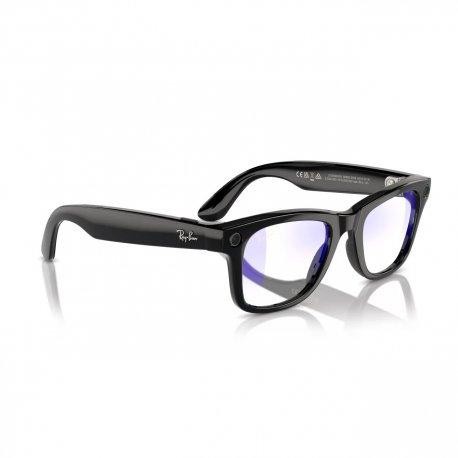 Смарт-окуляри Ray-Ban Смарт-окуляри Meta Wayfarer Shiny Black Frame Clear Lenses (RW4006 601/SB 50-22)  Фото №1